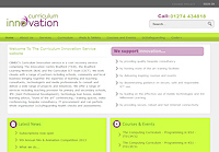 Screenshot: Curriculum Innovation Service website