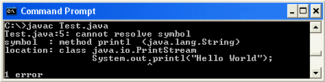 Screenshot: Error - cannot resolve symbol
