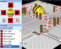 Screenshot: beebot programming