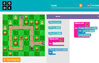 Screenshot: Hour of code website