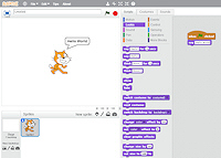 Screenshot: Scratch website