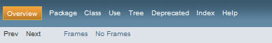 Screenshot of the navigation bar.