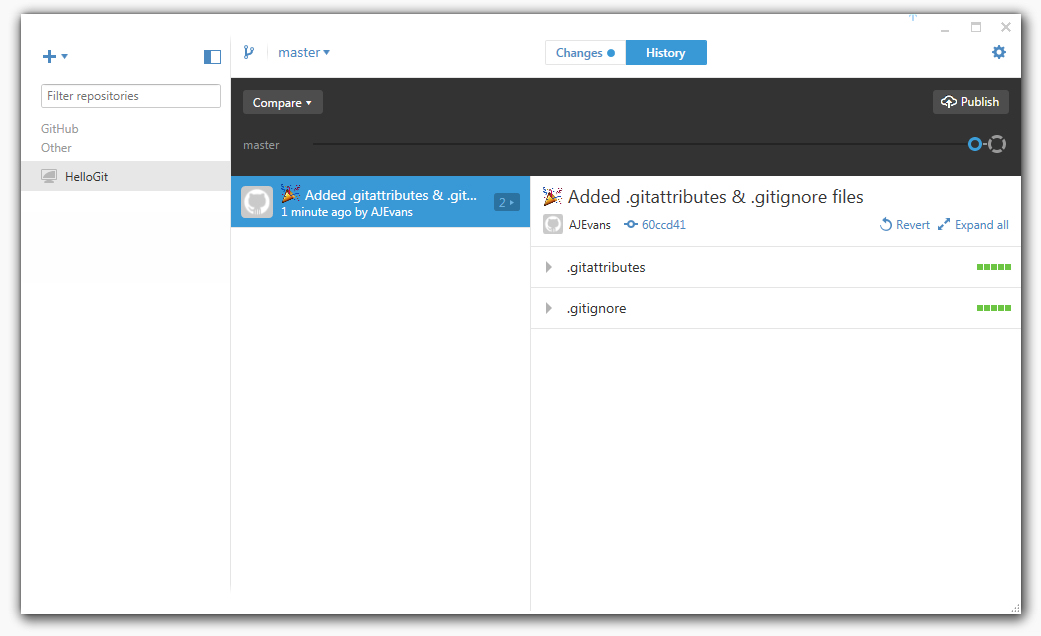 Screenshot: repo