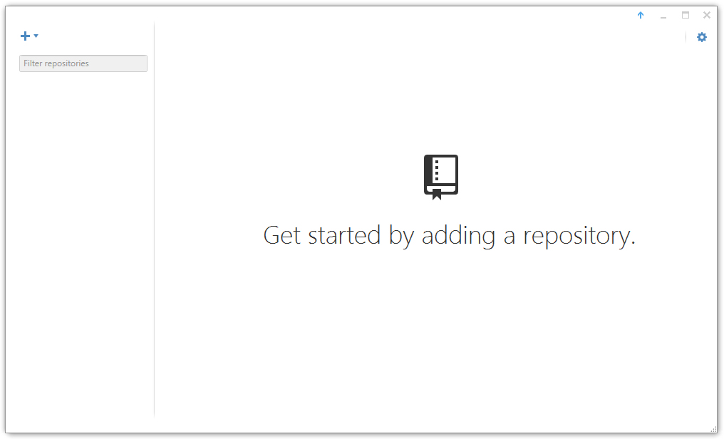 Screenshot: Blank GitHub
