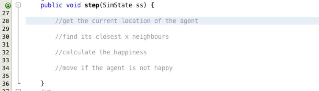 Designing agent actions