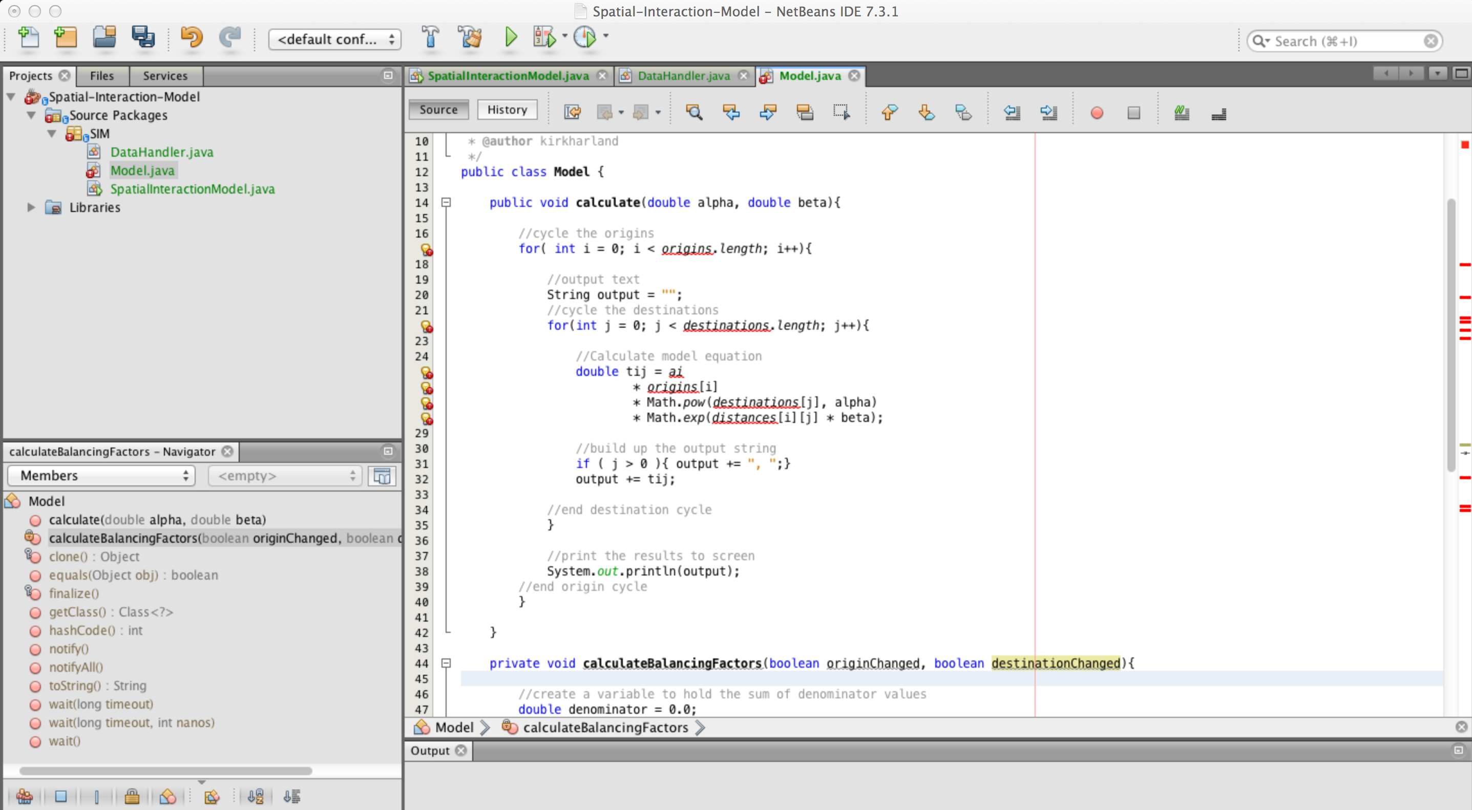 Refactoring the errors, identifying the locations.