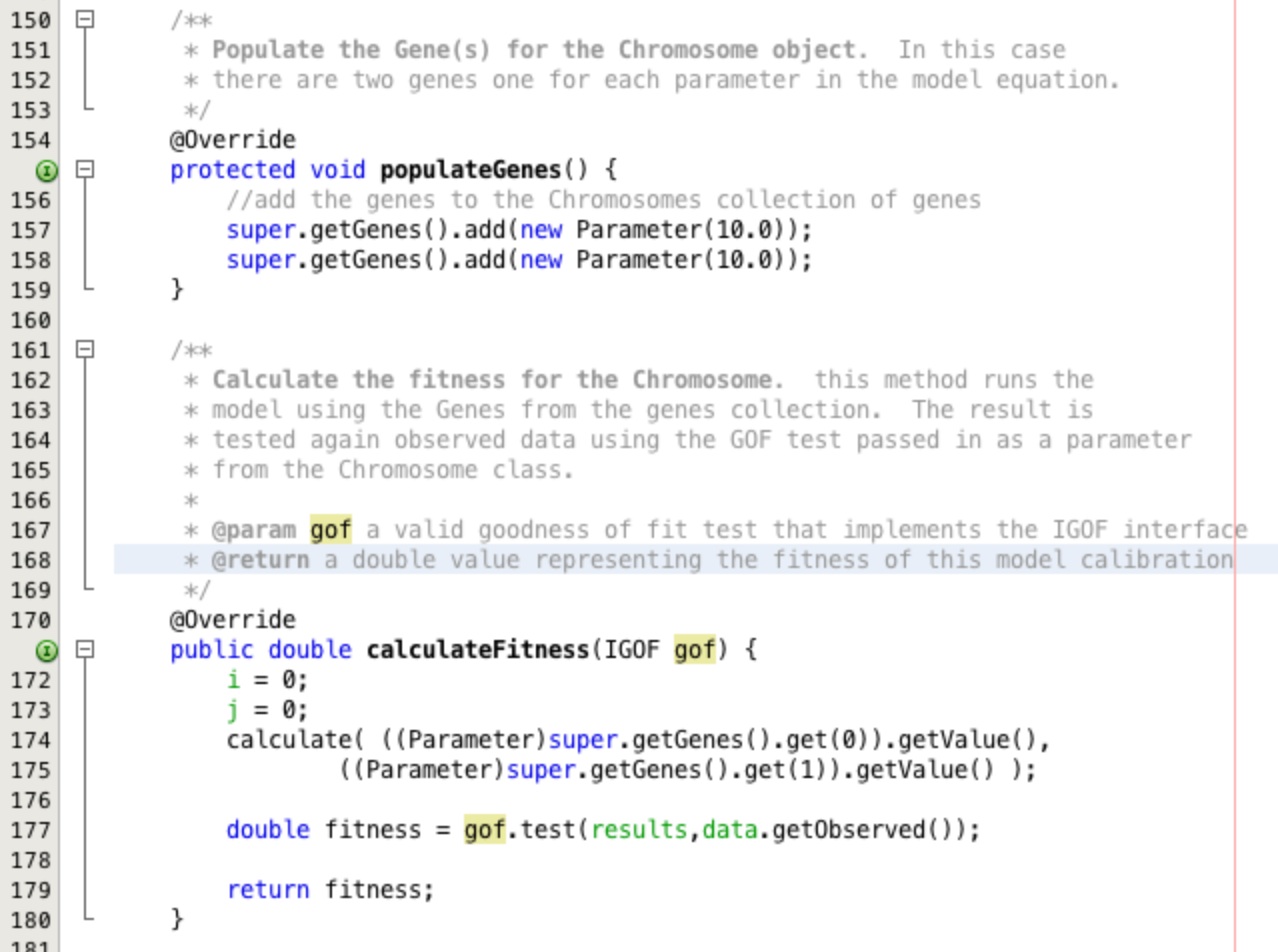 Populating the abstract methods