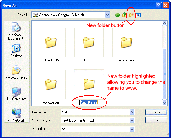 Screenshot: File save dialog.