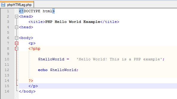 PHP and HTML in browser