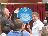 Unveiling the 'Live at Leeds' Blue Plaque