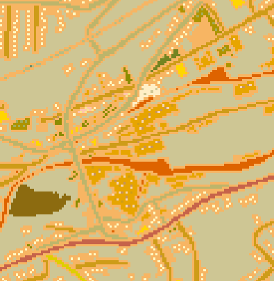 Figure 6: Results from attempting to recreate GIS-ready data from a web-based map