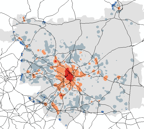 [Afternoon divided using afternoon minus evening image]